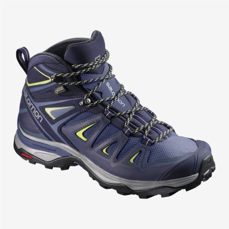 Scarpe Trekking Salomon X ULTRA 3 WIDE MID GTX W Donna Blu IT 1-P27